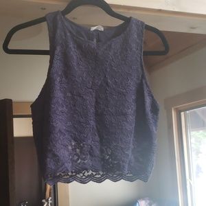 Free people lace croptop